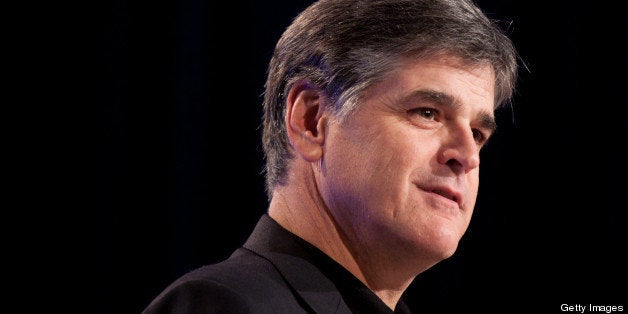 WASHINGTON - SEPTEMBER 17: FOX News host Sean Hannity speaks at the Values Voter Summit on September 17, 2010 in Washington, DC. The annual summit drew nearly two thousand people to advocate for conservative causes. (Photo by Brendan Hoffman/Getty Images)