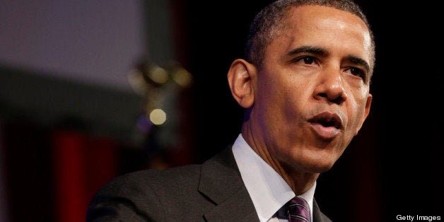 WASHINGTON, DC - APRIL 26: U.S. President Barack Obama speaks at the Planned Parenthood Gala at the Marriott Wardman Park Hot