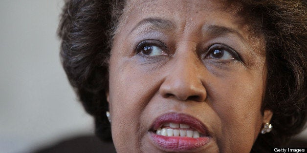 CHICAGO, IL - DECEMBER 29: Former U.S. senator and current Chicago mayoral candidate Carol Moseley Braun speaks during a press conference at her campaign headquarters December 29, 2010 in Chicago, Illinois. Braun used the press conference to unveil her public safety plan for the city which included replacing the citys current superintendent of police Jody Weis. (Photo by Scott Olson/Getty Images)