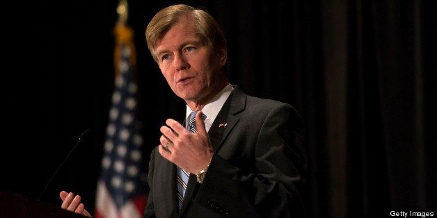 VIENNA, VA - DECEMBER 5: Virginia Gov. Bob McDonnell speaks at the Opportunities in Motion Commonwealth of Virginia Governor's Transportation Conference in Vienna, VA on Dec. 5.(Photo by Bonnie Jo Mount/The Washington Post via Getty Images)