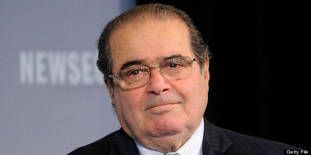 WASHINGTON, DC - OCTOBER 06: Supreme Court Justice Antonin Scalia speaks at the 2011 Washington Ideas Forum at The Newseum on October 6, 2011 in Washington, DC. (Photo by Riccardo S. Savi/WireImage)