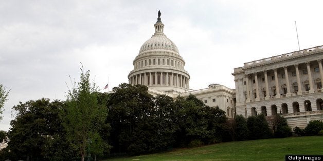 WASHINGTON, D. C. - APRIL 19: The U.S. Capitol Building, in Washington, D. C. on APRIL 19. (Photo By Raymond Boyd/Getty Images)