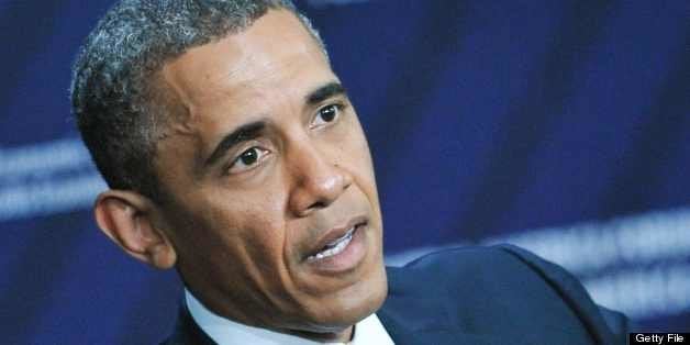 US President Barack Obama speaks during the Inclusive Economic Growth and Development forum at the Old Customs House which he