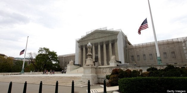 WASHINGTON, D. C. - APRIL 19: U.S. Supreme Court Building, in Washington, D. C. on APRIL 19. (Photo By Raymond Boyd/Getty Images) 