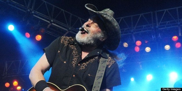 ALPHARETTA, GA - MAY 05: Ted Nugent performs at Verizon Wireless Amphitheater on May 5, 2013 in Alpharetta, Georgia. (Photo