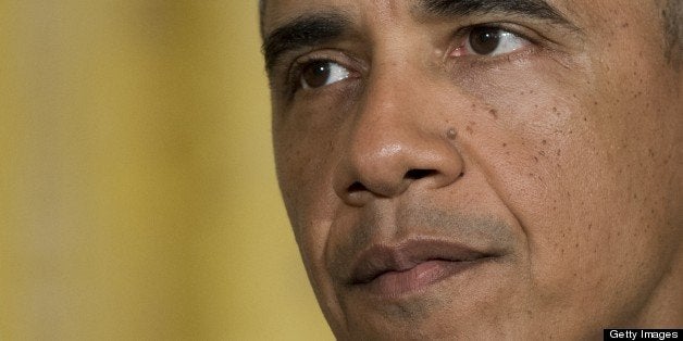 US President Barack Obama speaks about the Internal Revenue Service (IRS) in the East Room of the White House in Washington,