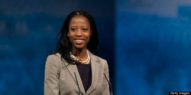 UNITED STATES - MARCH 16: The Mayor of Saratoga Springs, Utah, Mia Love during the 2013 Conservative Political Action Conference at the Gaylord National Resort & Conference Center at National Harbor, Md., on Saturday, March 16, 2013.(Photo By Douglas Graham/CQ Roll Call)