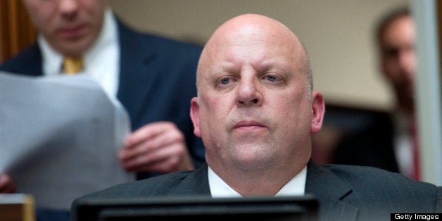 UNITED STATES - OCTOBER 10: Rep. Scott DesJarlais, R-Tenn., at a House Oversight and Government Reform Committee hearing on '