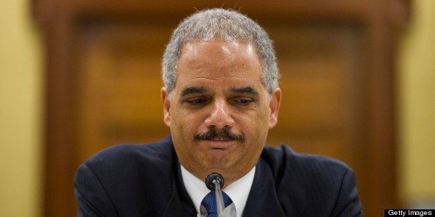 WASHINGTON, DC - March 01: U.S. Attorney General Eric H. Holder Jr. during the House Appropriations Commerce, Justice, Science, and Related Agencies Subcommittee hearing on proposed fiscal 2012 appropriations. (Photo by Scott J. Ferrell/Congressional Quarterly/Getty Images)