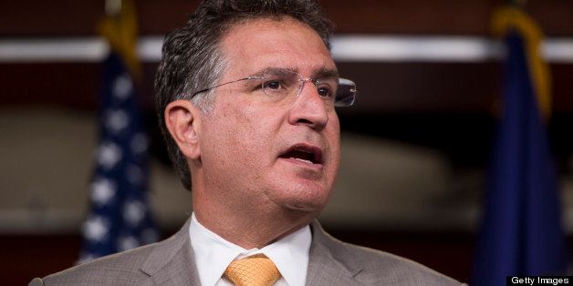 UNITED STATES - APRIL 11: Rep. Joe Garcia, D-Fla., speaks during the news conference on the New Democrat Coalition Immigration Task Force's release of 'immigration reform principles' on Thursday, April 11, 2013. (Photo By Bill Clark/CQ Roll Call)