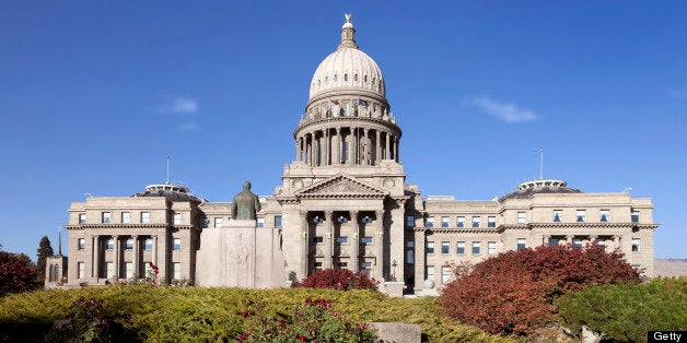 Idaho capitol statehouse in Boise, Idaho, USA