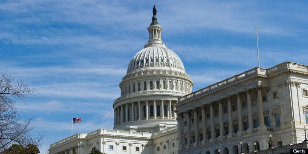 The dome of the US Capitol is seen in Washington, DC on March 23, 2013. AFP PHOTO / Karen BLEIER (Photo credit should read KAREN BLEIER/AFP/Getty Images)