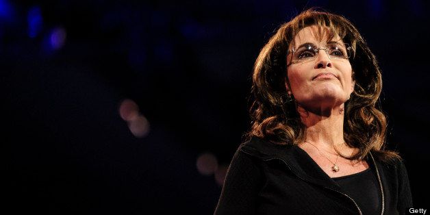 NATIONAL HARBOR, MD - MARCH 16: Sarah Palin, former Governor of Alaska, speaks at the 2013 Conservative Political Action Conference (CPAC) March 16, 2013 in National Harbor, Maryland. The American Conservative Union held its annual conference in the suburb of Washington, DC to rally conservatives and generate ideas. (Photo by Pete Marovich/Getty Images)