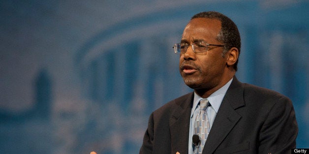 UNITED STATES - MARCH 16: Dr. Ben Carson during the 2013 Conservative Political Action Conference at the Gaylord National Re