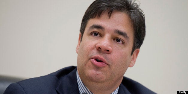 UNITED STATES - MAY 09: Rep. Raul Labrador, R-Idaho, speaks at a forum in Rayburn called a Conversations with Conservatives to discuss issues including appropriations and the upcoming reconciliation package. (Photo By Tom Williams/CQ Roll Call)