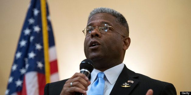 UNITED STATES - AUGUST 23: Rep. Allen West, R-Fla., of Florida?s 18th District, speaks to a meeting of the Independent Insurance Agents of Palm Beach County, in West Palm Beach, Fla. West is running against democrat Patrick Murphy. (Photo By Tom Williams/CQ Roll Call)