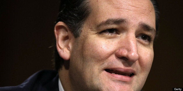 WASHINGTON, DC - JUNE 19: U.S. Sen. Ted Cruz (R-TX) speaks during a hearing before the Senate Judiciary Committee June 19,