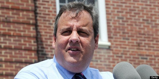 SAYREVILLE, NJ - JULY 08: Governor of New Jersey, Chris Christie attends the Hurricane Sandy New Jersey Relief Fund Press Conference at Sayreville Borough Hall on July 8, 2013 in Sayreville, New Jersey. (Photo by Bobby Bank/WireImage)