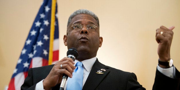 UNITED STATES - AUGUST 23: Rep. Allen West, R-Fla., of Florida?s 18th District, speaks to a meeting of the Independent Insurance Agents of Palm Beach County, in West Palm Beach, Fla. West is running against democrat Patrick Murphy. (Photo By Tom Williams/CQ Roll Call)