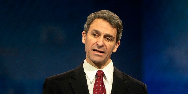 OXON HILL MD: MARCH 14 Ken Cuccinelli gives a speech at the Conservative Political Action Conference at the Gaylord Hotel National Harbor in Oxon Hill, Maryland on March 14, 2013. (Photo by Marvin Joseph/The Washington Post via Getty Images)