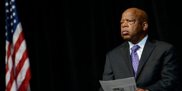 WASHINGTON, DC - AUGUST 23: John Lewis attends the U.S. Postal Service Unveiling of the 1963 March On Washington Stamp on August 23, 2013 in Washington, United States. (Photo by Riccardo S. Savi/Getty Images for U.S. Postal Service)