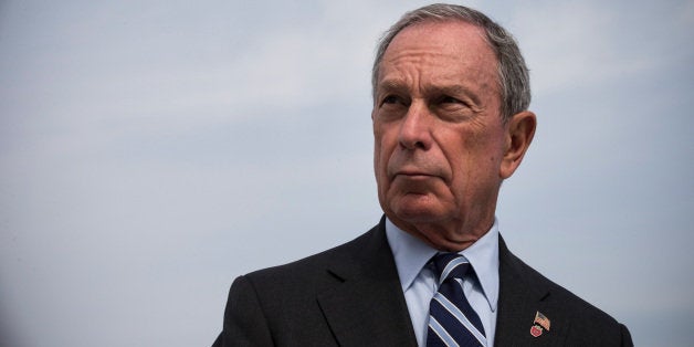 NEW YORK, NY - AUGUST 19: New York City Mayor Michael Bloomberg speaks at a press conference with United States Secretary fo