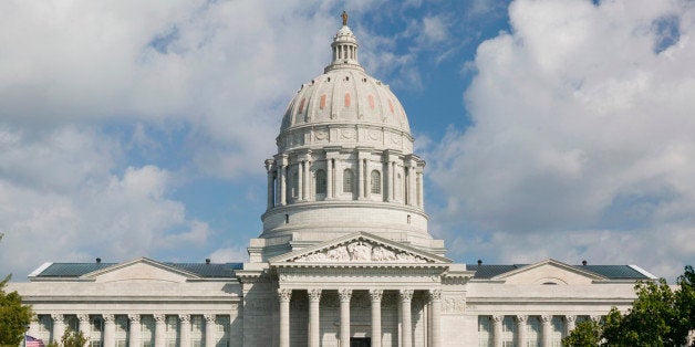 The Missouri State Capitol is located in the U.S. state of Missouri. Housing the Missouri General Assembly, it is located in the state capital of Jefferson City at 201 West Capitol Avenue. The domed building was designed by the New York architectural firm of Tracy and Swartwout and completed in 1917. It is the third capitol building in Jefferson City.