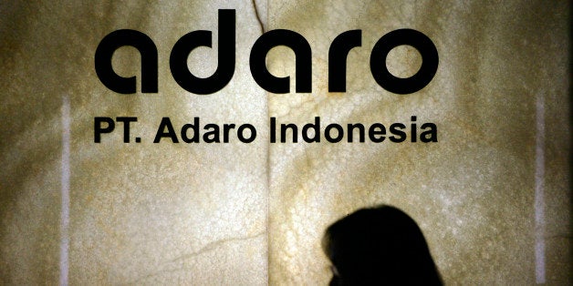 INDONESIA - JULY 14: The logo of PT Adaro Indonesia is displayed at the company's offices in Jakarta, Indonesia, on Monday, July 14, 2008. PT Adaro Energy, the holding company of Indonesia's second-largest coal producer, surged on its first day of trading in Jakarta after raising money in the country's biggest initial share sale in 13 years. (Photo by Dimas Ardian/Bloomberg via Getty Images)