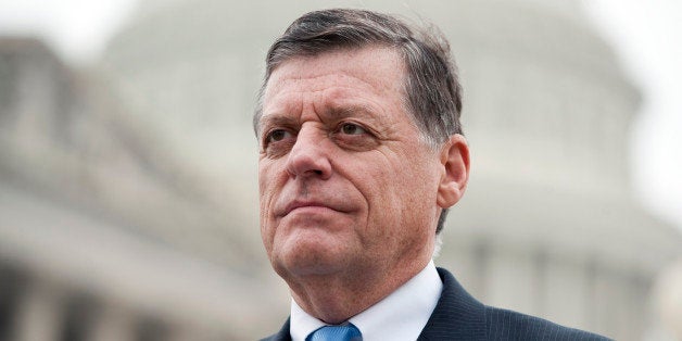 UNITED STATES ? NOVEMBER 4: Rep. Tom Cole, R-Okla., holds a news conference with Rep. Joe Courtney, D-Conn., not shown, to un