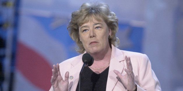 UNITED STATES - AUGUST 16: Zoe Lofgren, D-Ca., during her speech at the democratic national convention in Los Angeles, Ca. (Photo By Douglas Graham/Roll Call/Getty Images)