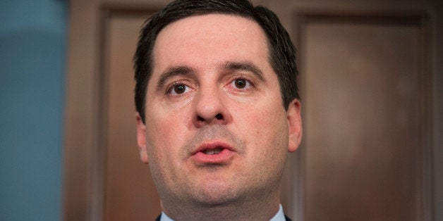UNITED STATES - APRIL 12: Rep. Devin Nunes, R-Calif., speaks at a 'Countdown to Tax Day' news conference in the Capitol to ad