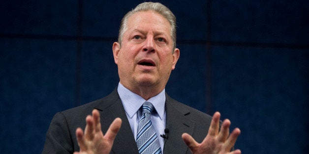 UNITED STATES - JUNE 11: Former Vice President Al Gore delivers a speech about the environment during the Fourth Annual Rhode