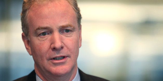 Representative Chris Van Hollen, a Democrat from Maryland, speaks during an interview in Washington, D.C., U.S., on Tuesday, Oct. 1, 2013. Van Hollen, the top Democrat on the House Budget Committee, said the shutdown deadlock puts Congress 'on a very dangerous trajectory' going into a debate over the next major fiscal requirement: raising the nations debt limit. Photographer: Julia Schmalz/Bloomberg via Getty Images 