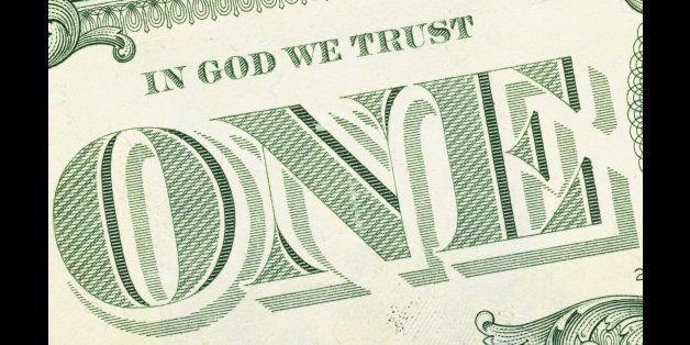 us dollar bill in a macro shot