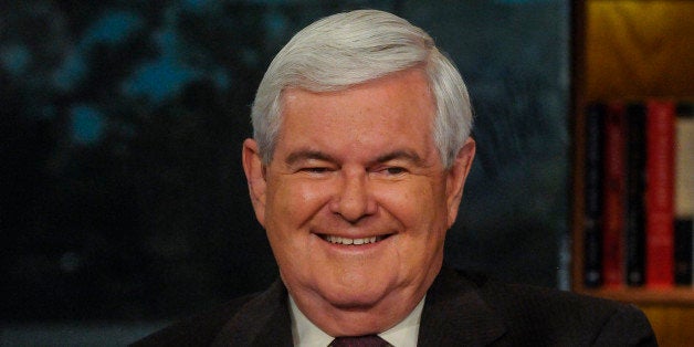 MEET THE PRESS -- Pictured: (l-r) Newt Gingrich, Former Speaker of the House, appears on 'Meet the Press' in Washington, D.C., Sunday, Sept. 8, 2013. (Photo by: William B. Plowman/NBC/NBC NewsWire via Getty Images)