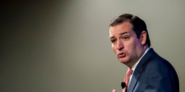 U.S. Senator Ted Cruz, a Republican from Texas, speaks at the Heritage Foundation in Washington, D.C., U.S., on Wednesday, Oct. 30, 2013. Cruz was scheduled to speak on the scope of treaty power in the U.S. Constitution. Photographer: Pete Marovich/Bloomberg via Getty Images 