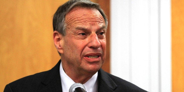 SAN DIEGO, CA - JULY 26: Mayor Bob Filner of San Diego speaks at a press conference announcing his intention to seek professional help for sexual harassent issues July 26, 2013 in San Diego, California. Mayor Filner had recently been accused of making unwanted sexual unwanted sexual advances by several female alleged vicitims. (Photo by Bill Wechter/Getty Images)