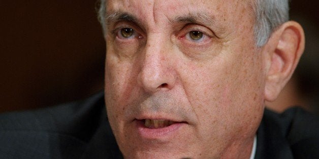President of Communications Workers of America Larry Cohen testifies before the Senate Judiciary Committee's Antitrust, Compe