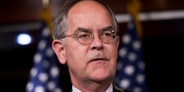 UNITED STATES - NOVEMBER 15: Rep. Jim Cooper, D-Tenn., speaks at a news conference with members of the New Democratic Coalition in the Capitol Visitor Center on how to deal with the upcoming 'fiscal cliff.' (Photo By Tom Williams/CQ Roll Call)
