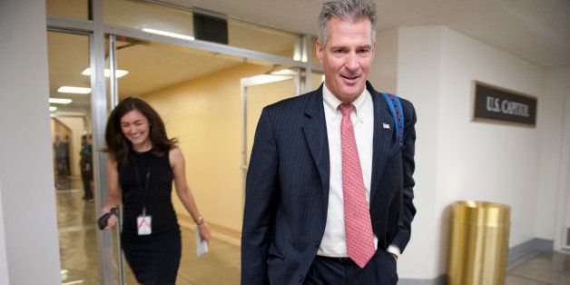 UNITED STATES - Sept 25: Former Senator Scott Brown makes his way through the U.S. Capitol subway on September 25, 2013. (Photo By Douglas Graham/CQ Roll Call)