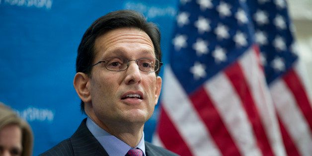 UNITED STATES - Dec 3: House Majority Leader Eric Cantor, R-Va., during the media availability following the House Republican Conference meeting in the Capitol on December 3, 2013. (Photo By Douglas Graham/CQ Roll Call)