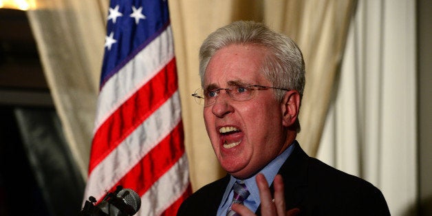 COLORADO SPRINGS, CO - SEPTEMBER 10: Colorado State senator John Morse gives an impassioned concession speech after being de
