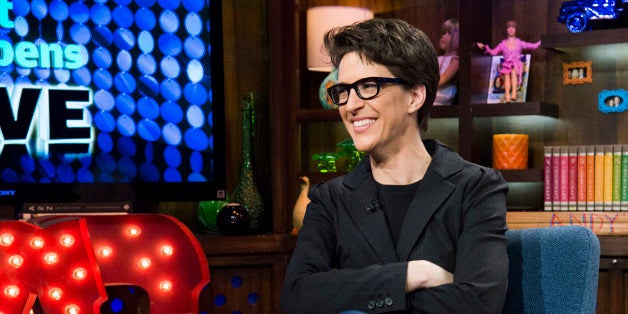 WATCH WHAT HAPPENS LIVE -- Pictured: Rachel Maddow -- Photo by: Charles Sykes/Bravo/NBCU Photo Bank via Getty Images