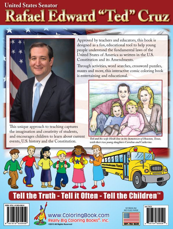 Ted Cruz Coloring Book 