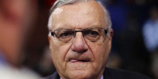 TAMPA, FL - AUGUST 29: Maricopa County, Arizona Sheriff Joe Arpaio attends the third day of the Republican National Conventi