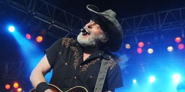 ALPHARETTA, GA - MAY 05: Ted Nugent performs at Verizon Wireless Amphitheater on May 5, 2013 in Alpharetta, Georgia. (Photo by Chris McKay/WireImage)