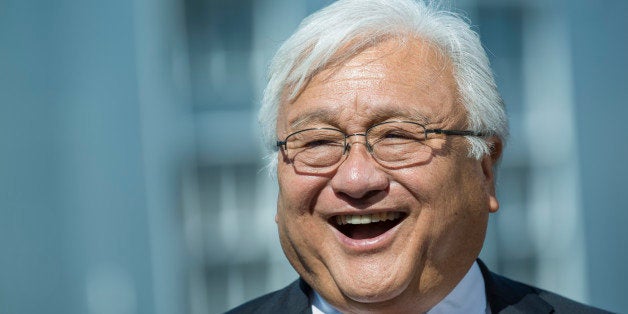 Michael Makoto 'Mike' Honda, a Democratic representative from California, speaks during a Bloomberg West Television interview in San Francisco, California, U.S., on Friday, Aug. 16, 2013. Rep. Honda, a Democrat whose district includes Silicon Valley, introduced a bill last month called the Patent Jobs Act, to not subject the patent office to sequestration. Photographer: David Paul Morris/Bloomberg via Getty Images