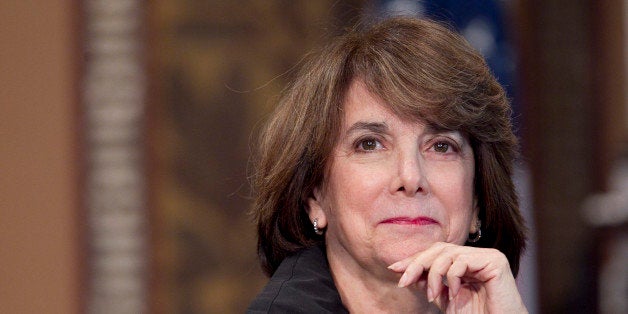 Marjorie Margolies, president of Women's Campaign International, listens during a Clinton Foundation event at Georgetown University in Washington, D.C., U.S., on Friday, Oct. 28, 2011. The event was titled, 'Clinton-Gore Economics: Understanding the Lessons of the 1990s.' Photographer: Andrew Harrer/Bloomberg via Getty Images