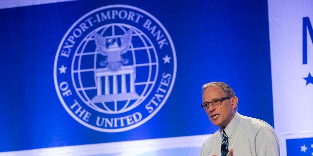 Fred Hochberg, chairman and president of the U.S. Export-Import Bank, speaks during the U.S. Export-Import Bank annual conference in Washington, D.C., U.S., on Thursday, April 4, 2013. The Export-Import Bank is an independent federal agency that helps create and maintain U.S. jobs by filling gaps in private export financing at no cost to American taxpayers. Photographer: Andrew Harrer/Bloomberg via Getty Images 