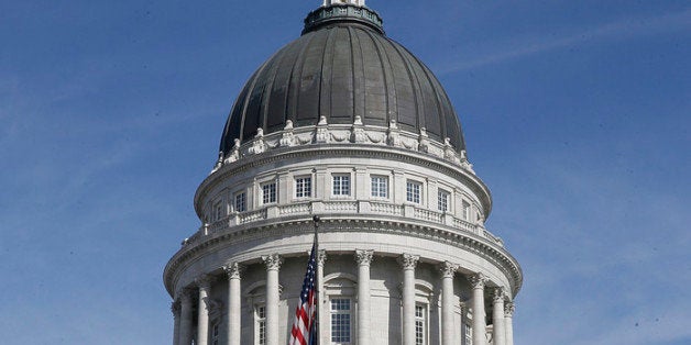 SALT LAKE CITY, UT - MARCH 2: Gun rights supporters gather for a gun rights rally at the Utah State Capitol on March 2, 2013